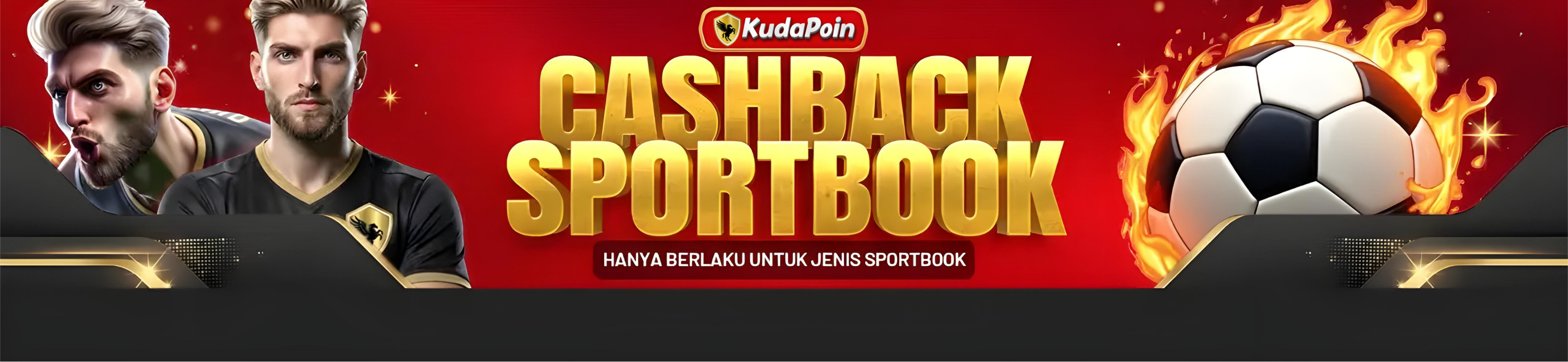 BONUS CASHBACK SPORTBOOK MINGGUAN 10% KudaPoin